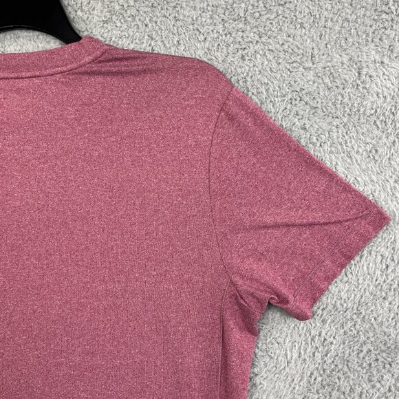 Untuckit T Shirt Mend Medium Light Red Performance Athletic Comfort Tee - Picture 10 of 16